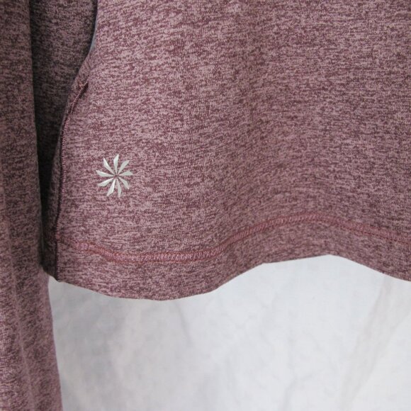 Like New - Athleta Girl Downtime Ruched Long Sleeve Top - Picture 7 of 8